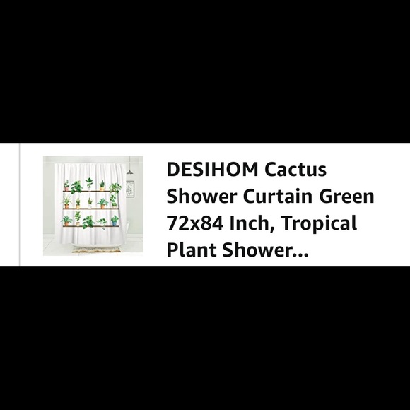 Like new Plant 🪴 shower Curtain 72x84 - Picture 4 of 4